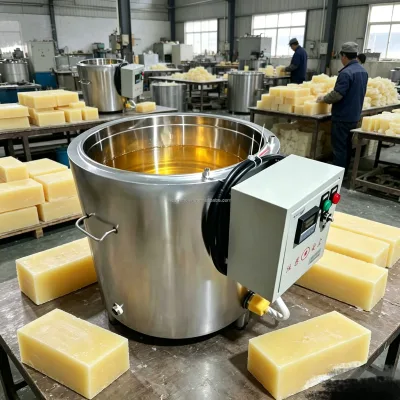 Greece Beeswax Melting Machine With Spout 100l up to 110c Candle/soap Making Pot Boiler Accurate Temp Maquina De Fusione Cera