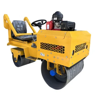 Compact Road Construction Equipment Small Manual Roller Compactor with Engine Pump and Gear for Compaction of Roller Tires