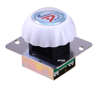 Hot Sale Arcade Joystick Omni-directional Rotary Controller with LED for Game Machines EL Products