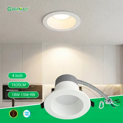 4inch Modern Design Aluminum LED Commercia Downlight High Brightness Ceiling Lamp for Gallery Museum Shop Recessed