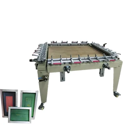 Automatic Pneumatic-Drive Tighten Machine High-Tension Stretching for Plate Exposure Screen Printer Condition Pulling Machine