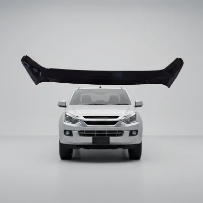 Door Visor Bonnet Guard for ISUZU MU-X 2015-2017Side Window Wind Deflectors & Bonnet Guards