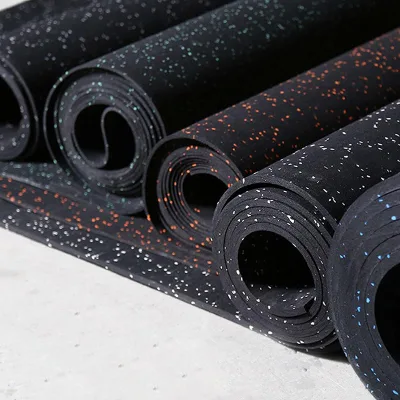 Shock Absorpiton Gym Rubber Floor Roll Anti-split Custom 3-12mm Thick EPDM Non Toxic for Gym Sport Mat