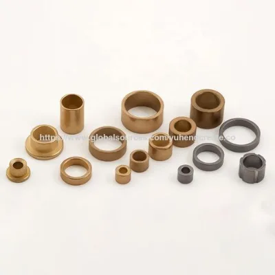 Metal molded parts, sintered metal metallurgy, flange bushings, steel sleeves, bearing bushings