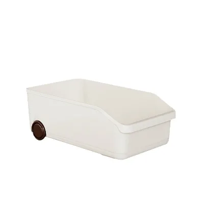 Kitchen Right Angle Household Cabinets Drawer Snack Finishing Sundries Box Storage Basket