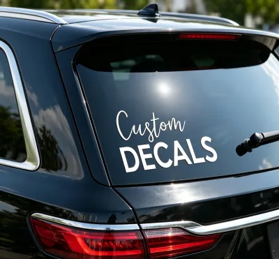 Customized Printing Waterproof UV Transfer Decorative Adhesive Car Body Window PVC Vinyl Decals Stickers for Car
