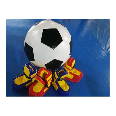 Football Game Big Inflatable Speed Shoes/large Inflatable Soccer Shoes for Team Building Football Game