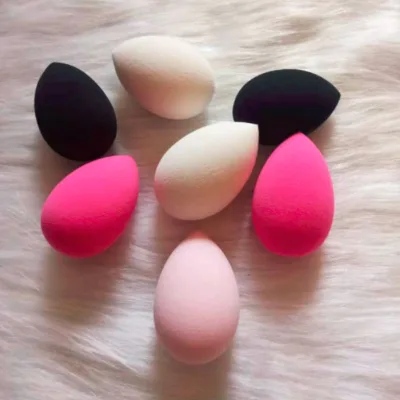 Drop Shape Private Label Makeup Sponge Non Latex Super Soft Blender with Poly Bag Heart Shape Make up Sponge for Makeup