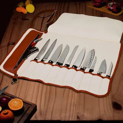 Chefs knife storage bag, portable Western cuisine student tool kit, kitchenware