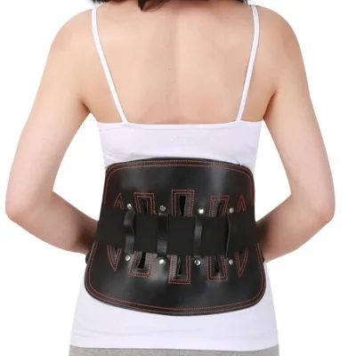 New Releases 2024 Lumbar Spine Fixed Belt Plus Wide Band Arc Steel Plate Curved Lumbar protection Warm Heating Pad Thickening