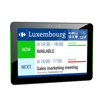 Sugarcube 10.1 Inch Touch POE Power Surrounding LED Light Ethernet  Android Tablet Pc Fo Meeting Room Booking Display