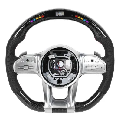 Fancy Smart LED Racing Steering Wheel Upgrade for  AMG A/B/C/E/G/S Class CL GL W222 Customized Steering Wheel