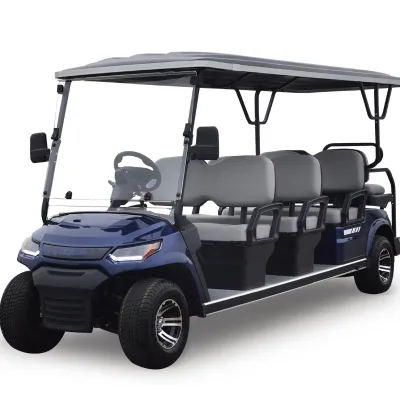A827.6+2 Golf Cart 48V-72V Off-Road Lead Acid Lithium Battery 6=8-Seater Electric Golf Cart with CE Certificate