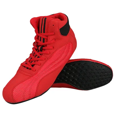 Custom Manufacturer Professional Youth Training Make Your Own Boxing Wrestling Shoes