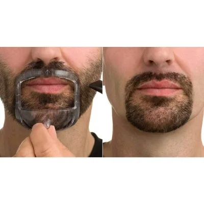 5pcs Fashion Goatee Beard Shaping Styling Tool Trimmer Template for Men Goat Beard Mustache Stencil Grooming Tools