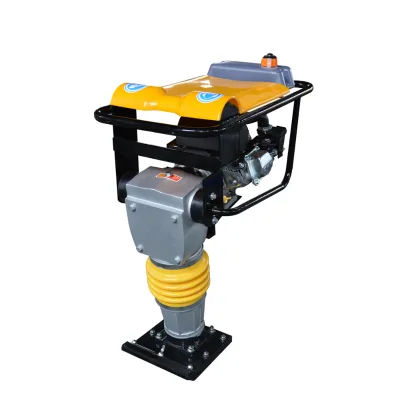 HCR90LX Soil Gasoline Tamping Rammers Manual Petrol Engine Earth Vibrator Small Vibrating Plate Compactor for Construction Price