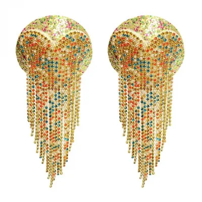 Covers Body Jewelry Nipple Chest Stickers Breast Cover Petals Accessories Rhinestone Nipple Pasties