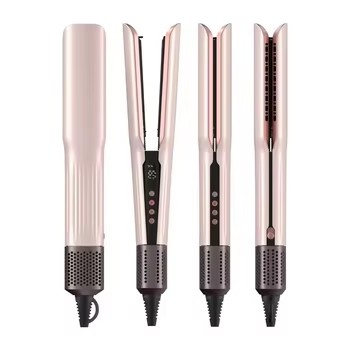 <78dB Electric Negative Ion Hair Straightener Styler Titanium Hair Blower Multi Styler Blow Dryer with Volumizing Flat Iron
