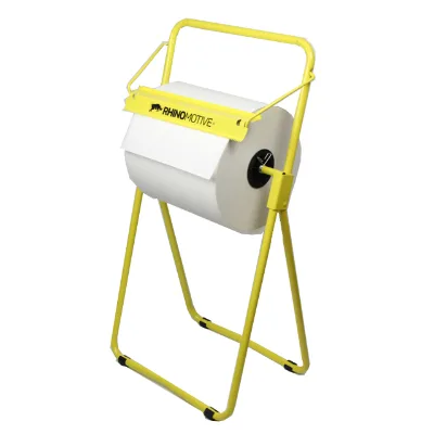 KILINE Rags Dispensers Floor Stand Industrial Roll Paper Dispenser Galvanized Steel Wipes Dispenser
