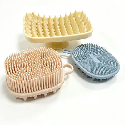 CHINFAI Reusable Custom Silicone Scrubbing Brush for Household OEM Mold Development and Manufacturing
