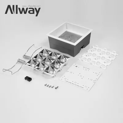 For SKD Energy Saving Modern Linear Light Aluminum Wall Washer LED Recessed Downlight Dimmable Touch Control