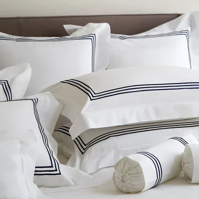 Luxury 100% Canadian Cotton Bed Sheet 1000 Thread Count Solid Pattern 5 Star Hotel Quality for Home Hospital Bedroom Use