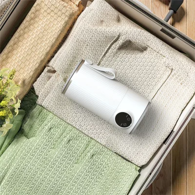 Cordless Rechargeable Self-Stirring Kettle with Stirring Function for Travel Outdoor Hotel Household Use-Portable 350ml Capacity