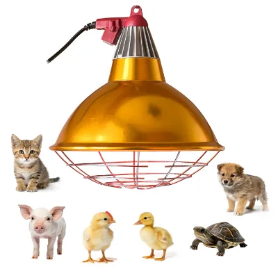 Low Wattage Heat Lamps with Energy Saving Design Farm Heat Lamp for Chicks and Small Animals