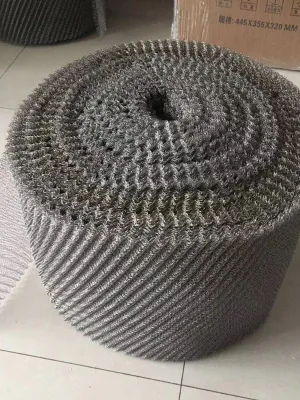 Stainless Steel Gas-Liquid Filter Mesh Fume Oil Mist Separator Double-Layer Knitted Wire Mesh Demister Mist Eliminator Mesh
