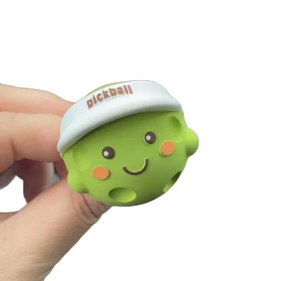 Cute Pickleball Gypsum Car Air Freshener Vent Clip Cartoon Smiley Ball Diffuser Ornament Car Interior Fragrance Decor Perfume