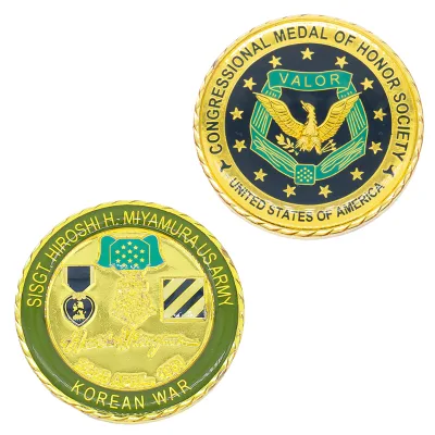 High Level Quality Plane and Truck Commemorative Coin Silver Soft Enamel Die Stamping Challenge Coin  for Gift