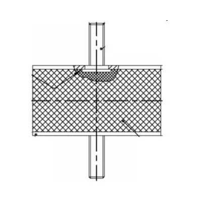 KONE Elevator Damping Element KM787716G01 Cushioning Pad