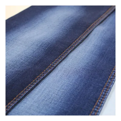 NO.585 Sky Blue Hot Sale Cheap and High Quality Stretch Cotton Denim Fabric Stock Lot