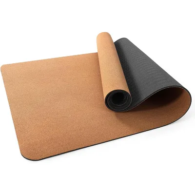 Premium High Density Non-Slip Natural Cork Yoga Mat for Yoga Lovers