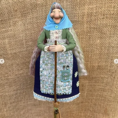 7inch Kitchen Witch Doll Luck Home Decor Unique Kitchen Hanging Decor Lucky Gift Decoration for Mom or Friend Who Loves to Cook