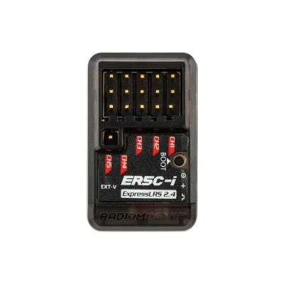 RadioMaster ER5C-i 2.4GHz ELRS PWM Receiver 5 Channel Low Latency for RC Car Boat Remote Control Models