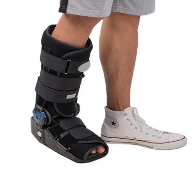 Orthopedic Adjustable Rom Hinged Walker Boot Air Cam Walker Fracture Boot Orthopedic Medical Walker Boot With Rocking Bottom
