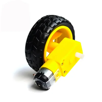 Hot sell DC 3V-6V TT motor with 65mm Wheel for smart robot car kits 130 motor