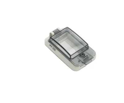 IP65 Waterproof Outdoor Door Cover Distribution Box Transparent PC Window Flame Retardant PA66 Plastic Frame for Electronics