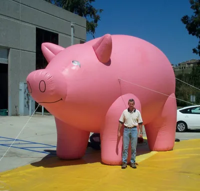 Inflatable Animal Pig Model Mascot Pvc Inflable Toy Customized Huge Inflatable Balloon Model Animal Inflatable Cartoon