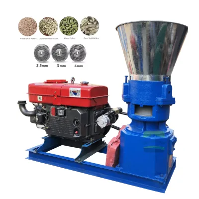 Multi-Purpose Diesel Pellet Mill High Efficiency Feed & Biomass Pellet Machine Heavy Duty for Farm Fuel Pellet Production
