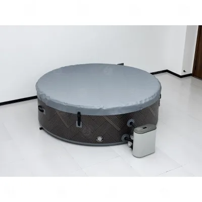 Outdoor Hot Tub Spa Round Shape Multi-jet Hydrotherapy Massage Pool for Home Garden