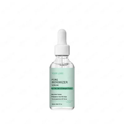 Private Label Vegan Pore Minimizer Serum for Face Pore Control Minimizing Shrinking Tightening Pores Refine Skin Texture