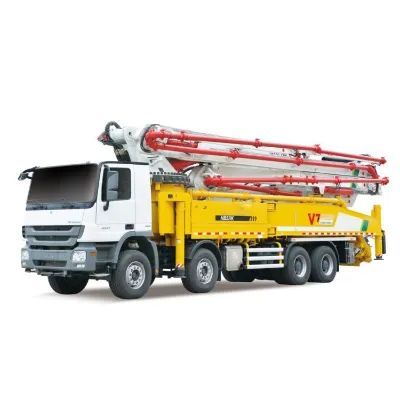 Hot Sale Diesel 71 Meter Concrete Pump Truck HB72V 6 Section Boom 180M/H Productivity Stock for Super High Rise Construction