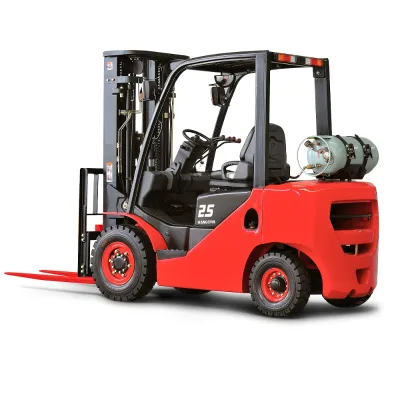 HZSUNPOWER New Dual Fuel 1-3.5T LPG Gasoline Forklift Truck Propane Pallet Handling Forks/Extensions 2000kg Capacity