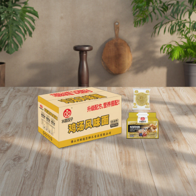 Manufacturer Chicken Soup Flavored Noodles 750G Dried Ramen Instant Noodle Without Seasoning