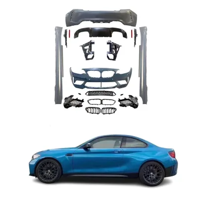 High Quality Body Kit for BMW 2 Series F22 New Perfect Fit Upgrade Front Bumper Rear Bumper Side Skirts Grille
