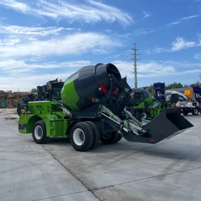 Self Loading Concrete Mixer Truck 3.5m³ Cement Mixer Thickened Structural Steel Resists Heavy Impact During Daily Work