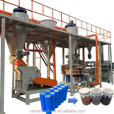 Professional Lithium Battery Recycling Machine - CE Approved Copper Aluminum Separation