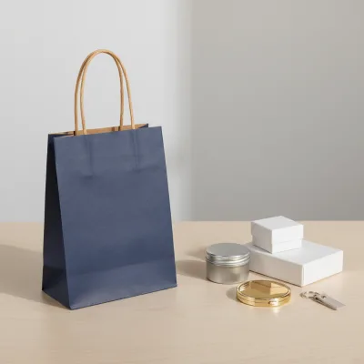 Hot Sale High Quality Eco-Friendly Waterproof Recyclable White Luxury Embossed Paper Gift Bags with Ribbon Handle